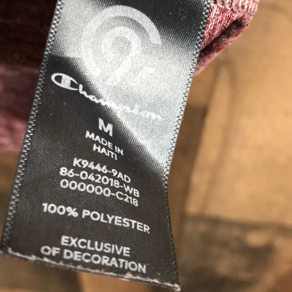 Champion Purple Short Sleeve Shirt Size M - Picture 4 of 4